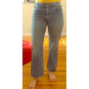 1970s 1980s Vintage Levi’s Jeans